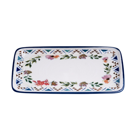 Блюдо прямоуг. 340*160 мм. Спринг, форма Мув Bonna /1/12/696/ АКЦИЯ