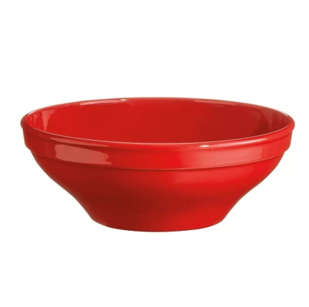 Салатник для подачи/фуршета d=290 мм. 3500 мл. h=110 мм. штабелир. красный керам Emile Henry /1/2/112/