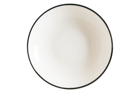 Тарелка d=230 мм. глубокая 1000 мл. h=45 мм. Линеа Черный Bonna /1/12/