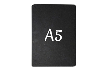 Ценник 210*148 мм. А5 меловой черный без подставки /1/ 