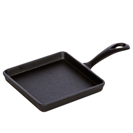 Сковорода порц. 14*14 см. h=1 см. чугун. /1/ Сковорода порц. 14*14 см. h=1 см. чугун. /1/