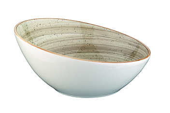 Салатник d=160 мм. 350 мл. h=55/75 мм. скошенный край Террин, форма Ванто Bonna /1/12/552/