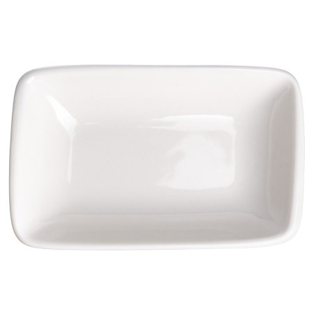 Салатник 150*90 мм. 200 мл. h=33 мм. касалетка Белый, форма Мув Bonna /1/12/2412/