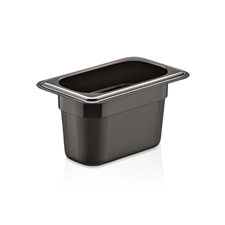 Гастроемкость 1/9 h=100 мм. 176*108 мм. 0,75 л. п/п черная GP /1/54/