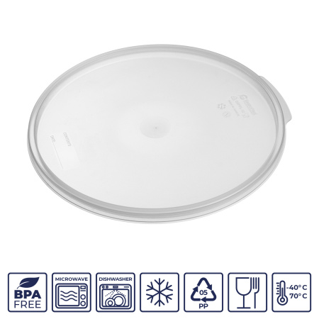 Крышка для контейнера для прод. круг. d=310 мм. прозрачная, п/п (контейн. 76723, 76724, 76725) GP /1/12/