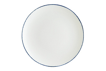 Тарелка d=250 мм. Ретро синий край, форма Гурмэ Bonna /1/12/648 ВДОХНОВЕНИЕ