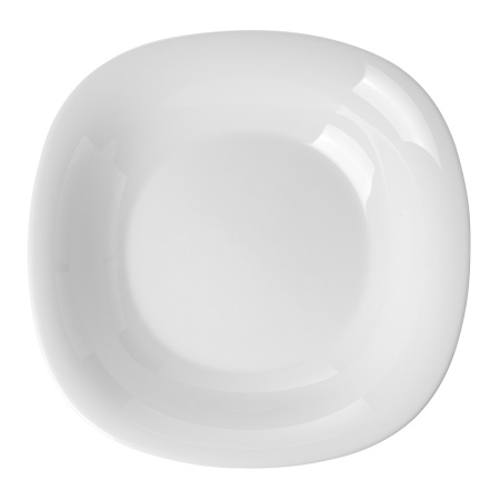 Тарелка квадр. 210*210/100*100 мм. глубокая 700 мл. h=40 мм. Эволюшн /6/24/1512/ АКЦИЯ