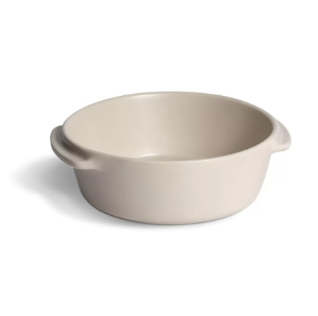 Форма для запекания и подачи  500 мл. d=150 мм. h=50 мм. с ушками бежевая керам Emile Henry /1/3/