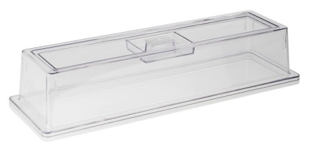 Крышка GN2/4 53*16,2 см. h=10,5 см. поликарбонат, прозрачная APS /1/ АКЦИЯ