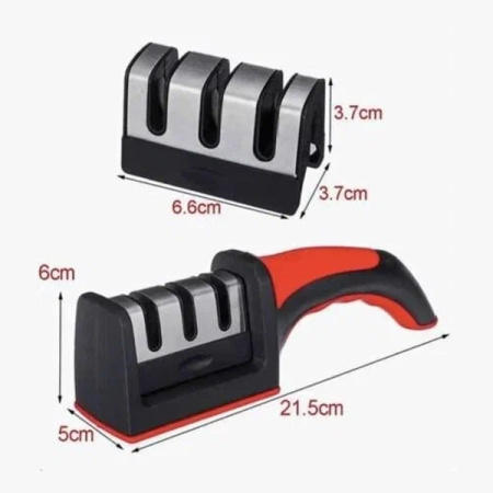 Ножеточка ручная с 3-мя слотами, 21,4 см. /1/60/