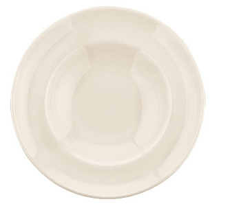 Тарелка для пасты d=300 мм.  550 мл. Белый, форма Гурмэ Bonna /1/6/258/ ЛЕТО