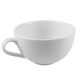 Чашка 420 мл. чайная d=120 мм. h=73 мм. Белый (блюдце 62866), форма Банкет Bonna /1/6/ ЛЕТО