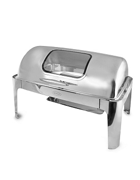 Чафиндиш (мармит) 9 л. 1/1 со стекл. крышкой MGsteel /1/ Чафиндиш (мармит) 9 л. 1/1 со стекл. крышкой MGsteel /1/