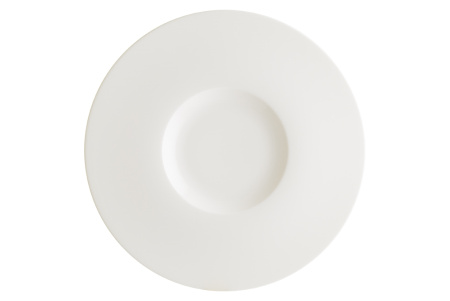 Тарелка для пасты d=300 мм.  150 мл. Белый, форма Нит Bonna /1/6/444/ ВЕСНА