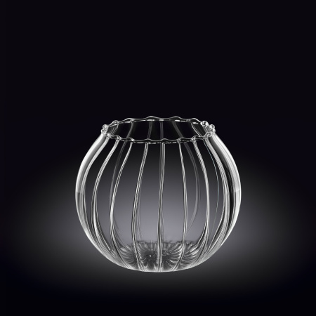 Ваза для цветов d=120 мм. h=100 мм. Термостекло Wilmax  /1/36/ Ваза для цветов d=120 мм. h=100 мм. Термостекло Wilmax  /1/36/