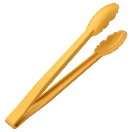 Щипцы универсальные 30 см. поликарбонат, желтые (до +120°C) MGprof /1/20/