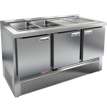 Стол холодильный для салатов SLE3-111/GN Hicold