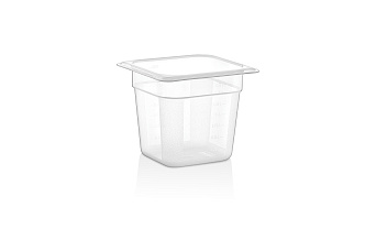 Гастроемкость 1/6 h=150 мм. 2 л. п/п прозрачная GP /1/36/