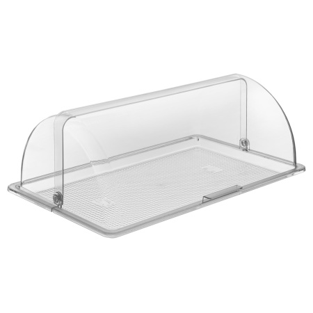 Крышка для гастроем.,подносов,корзин Roll-Top 1/1 53*32,5 см. h=18,5 см. поликарбонат, прозрачная GP/1/6/ 