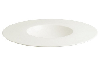 Тарелка для пасты d=300 мм.  360 мл. Белый, форма Нит Bonna /1/6/336/ ЛЕТО