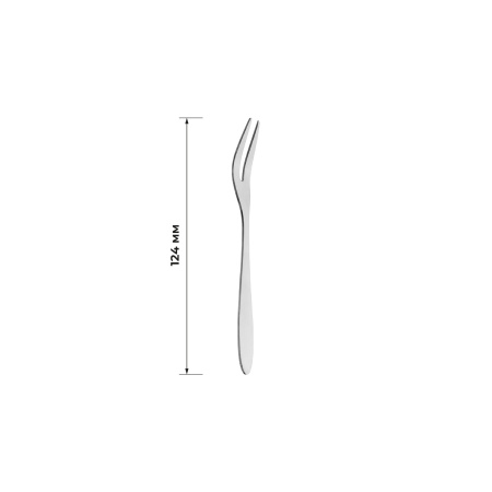 Вилка для улиток 18/10  1,5 мм. 12,4 см. MGsteel /1/ АКЦИЯ