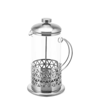 Френч-пресс  600 мл. нерж. Термостекло /1/40/