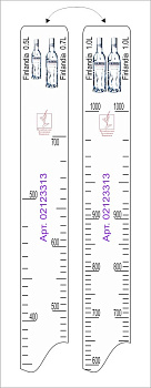 Линейка Finlandia (0.5 л./0.7 л./1 л.) L=28 см. В=2 см. /1/