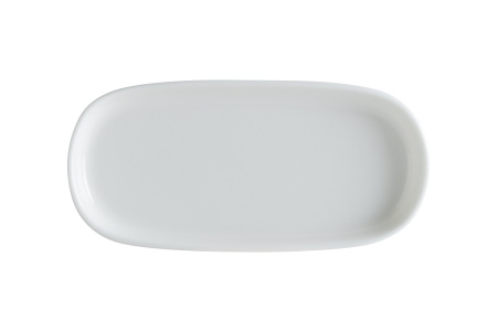 Блюдо овальное 140*65 мм. Белый, форма Хюгге Bonna /1/12/5856/