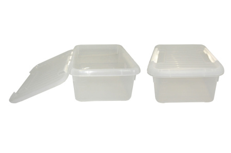 Контейнер для продуктов прямоуг.  6,0 л. 30*23*12 см. с белым зажимом MGprof /1/30/