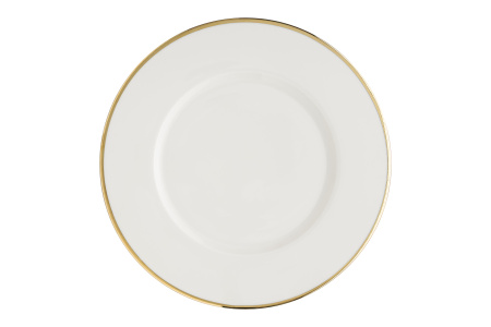 Тарелка d=280 мм. Золотая линия, форма Нит, тонкий край Bonna /1/6/336/