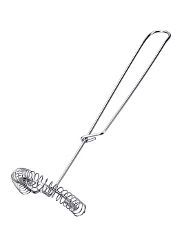 Венчик для напитков 25,6 см. нерж. пружина, толщина спицы 1 мм. /1/50/