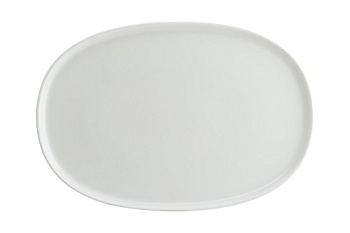 Блюдо овальное 340*230 мм. Белый, форма Хюгге Bonna /1/6/534/ ЛЕТО