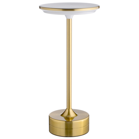 Лампа настольная d=13 см. h=28 см. 3 цвета, сенсорная регулировка яркости, нерж., золотая LED HIGH-TECH II MGline /1/20/