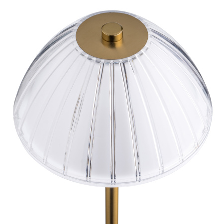 Лампа настольная d=15 см. h=30 см. 3 цвета, сенсорная регулировка яркости, нерж., золотая LED ENGLISH STYLE MGline /1/20/