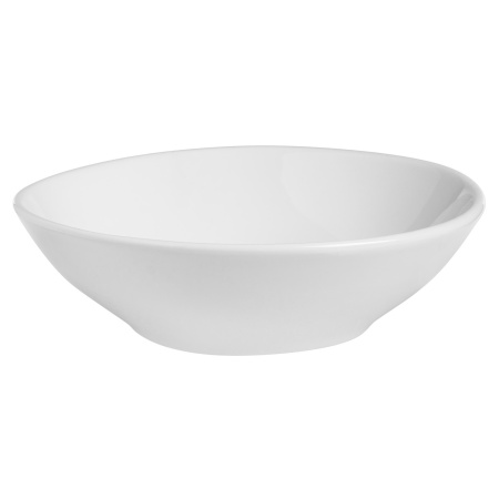 Салатник d=180 мм. 470 мл. h=55 мм. Белый, форма Ваго Bonna /1/12/816/