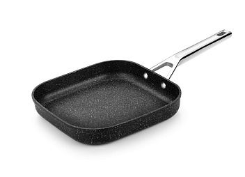 Сковорода 24*24 см. h=4,5 см. 1,9 л. алюм. с антиприг. покрыт. (индукция) микрогриль Mineral BRA&Monix /1/