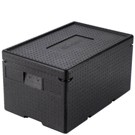 Термоконтейнер 48 л. 600*400*335 мм. для гастроем. h=200 мм. (-40°C до +110°C), плотность 60кг/м3, п/п MGprof /1/2/ АКЦИЯ