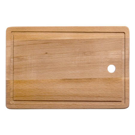 Доска разделочная бук 300*200*20 мм. с желобком /1/