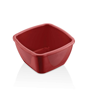 Соусник  50 мл. 50*50 мм. h=30 мм. квадратный, поликарбонат, красный GP /1/250/