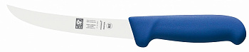 Нож обвалочный 150/280 мм. изогнутый, синий SAFE Icel /1/ АКЦИЯ