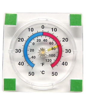 Термометр -50°C /+50°C цена деления 1°C, фасадный пластик FM /1/5/