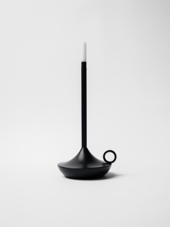 Лампа настольная беспроводная d=11 см. h=25,5 см. 1 цвет, 3 режима яркости, алюм., черная LED CANDLE MGline /1/20/ Лампа настольная беспроводная d=11 см. h=25,5 см. 1 цвет, 3 режима яркости, алюм., черная LED CANDLE MGline /1/20/