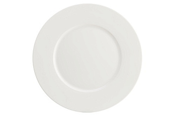 Тарелка d=320 мм. Белый Нит, тонкий край Bonna /1/6/516/