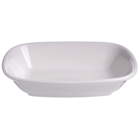 Салатник 170*115 мм. 275 мл. h=40 мм. касалетка Белый, форма Гурмэ Bonna /1/12/1680/