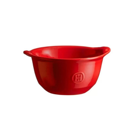 Форма для запекания и подачи  600 мл. d=140 мм. h=75 мм. с ушками красная керам Emile Henry /1/4/