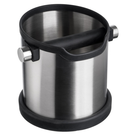 Нок-бокс для кофейного жмыха d=15 см. h=16 см. нерж. с силикон. подставкой MGprof /1/