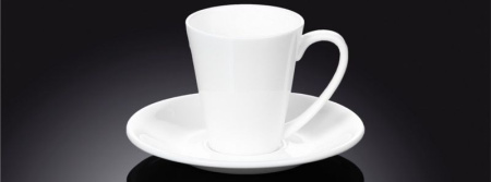 Кофейная пара 110 мл. конусная Wilmax  /6/48/ Кофейная пара 110 мл. конусная Wilmax  /6/48/