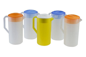 Кувшин мерный 2,4 л. пластик. с крышкой /1/28/ Кувшин мерный 2,4 л. пластик. с крышкой /1/28/