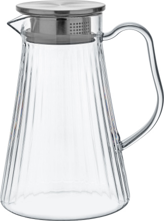 Кувшин 1,5 л. d=105 мм. h=260 мм. с крышкой поликарбонат Bonna /1/1/