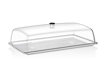 Крышка GN1/1 53*32,5 см. h=12,5 см. поликарбонат, прозрачная (поднос 76838) GP /1/6/